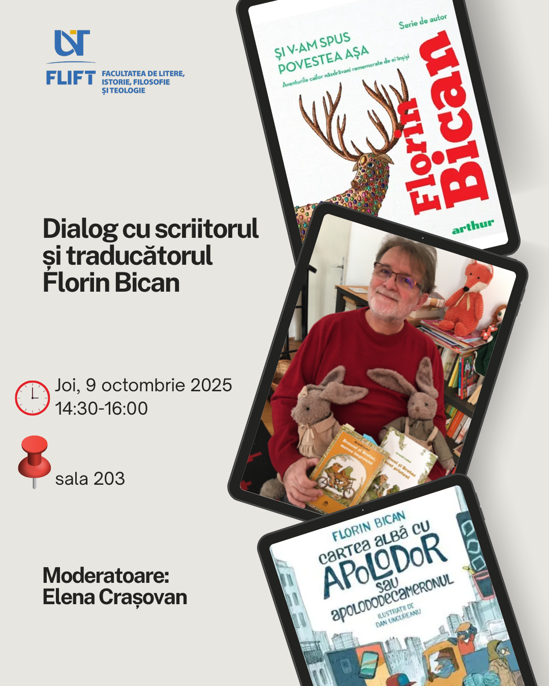 Momentul de Literatură și Cultură - 9 octombrie 2025, Florin Bican