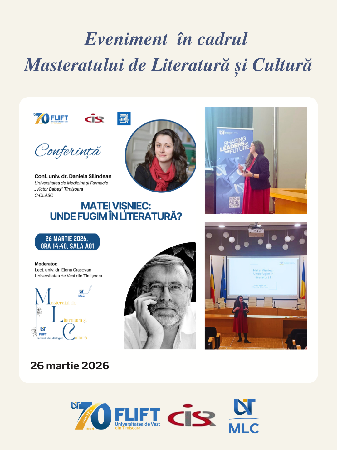 Momentul de Literatură și Cultură - 27 martie 2026, Radu Pavel Gheo