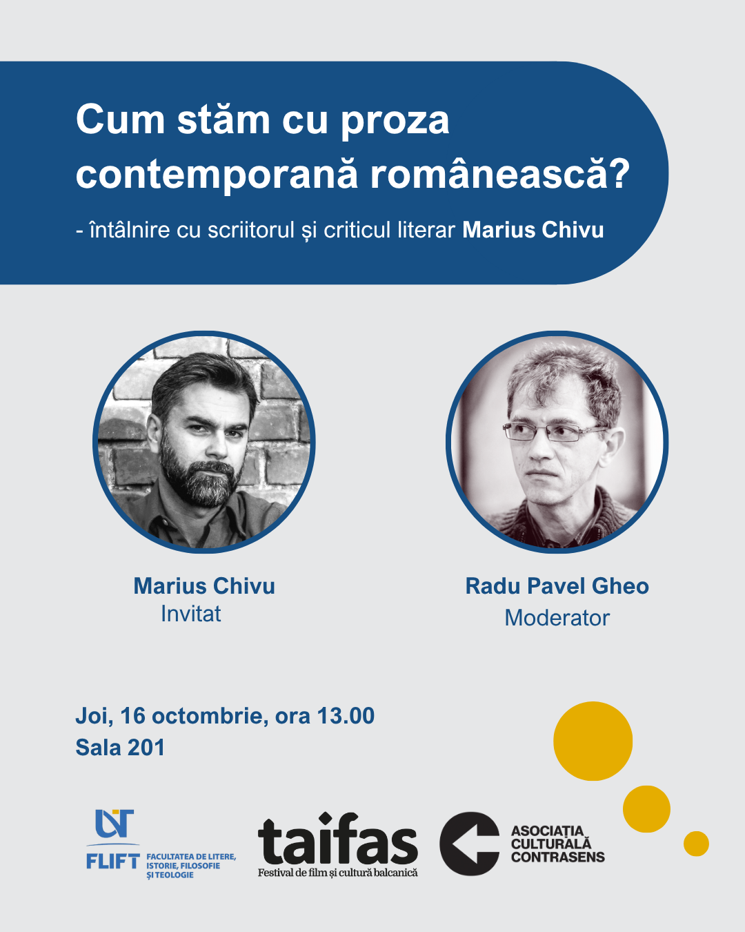 Momentul de Literatură și Cultură - 17 octombrie 2025, Ruxandra Păduraru